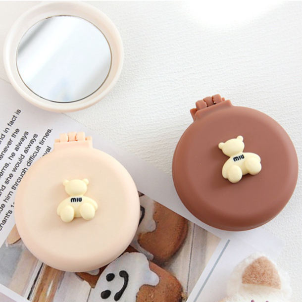 MVP3027 Gương kèm lược tai gấu cực dễ thương