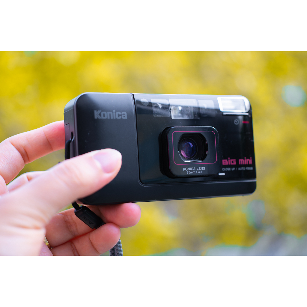 Konica Big Mini 35mm f3.5 màu đen lỗi