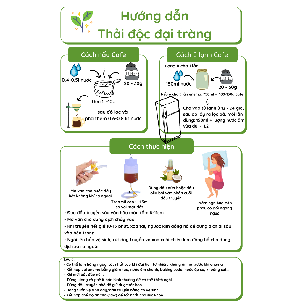 Thụt tháo đại tràng coffee enema bộ thải độc cà phê túi thải độc 2l Silicone SAO ĐẤT
