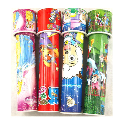 Ống nhòm kính vạn hoa nhiều màu sắc dài 19cm có thể xoay tròn