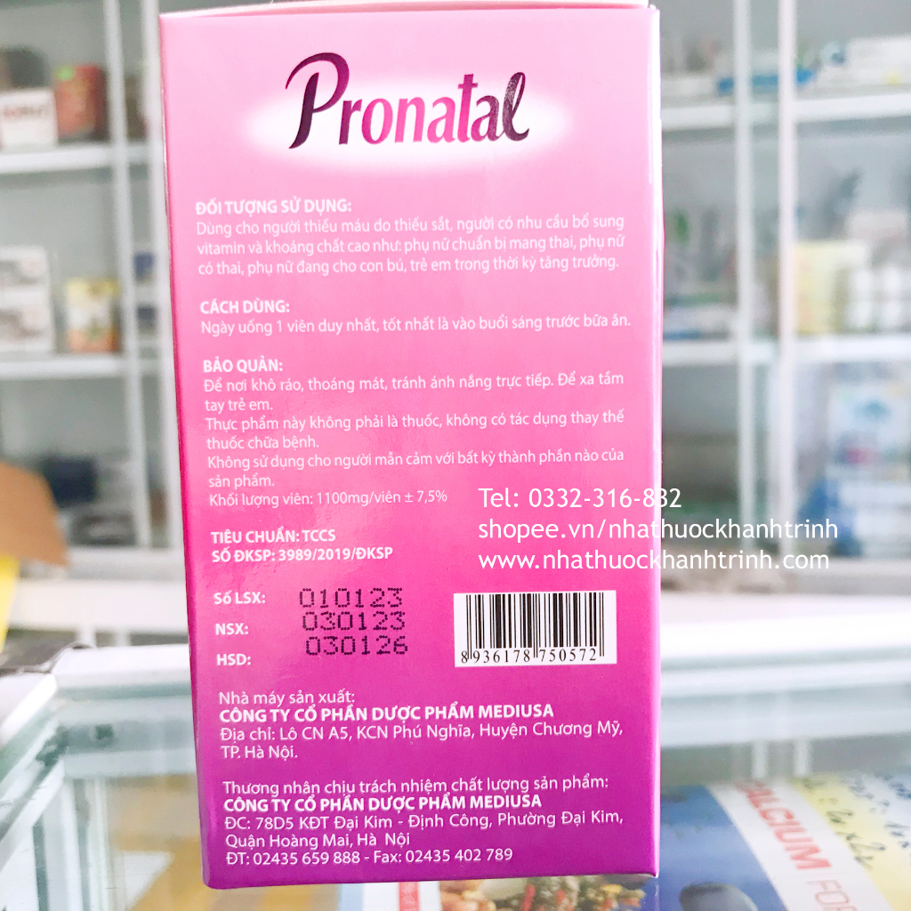 Pronatal DHA  - bổ sung vi chất cho bà bầu