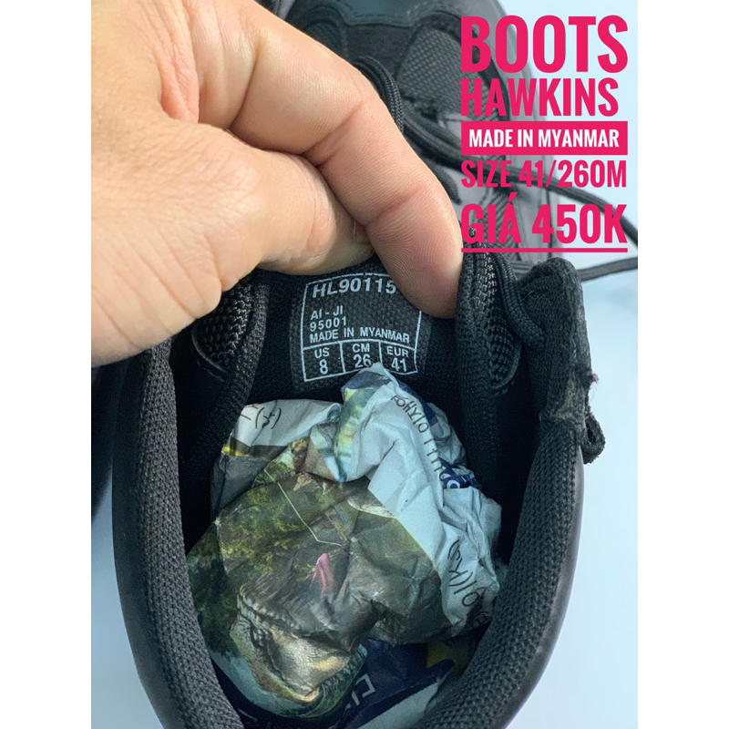 Boots 2hand SIZE 41/260m HAWKINS MYANMAR