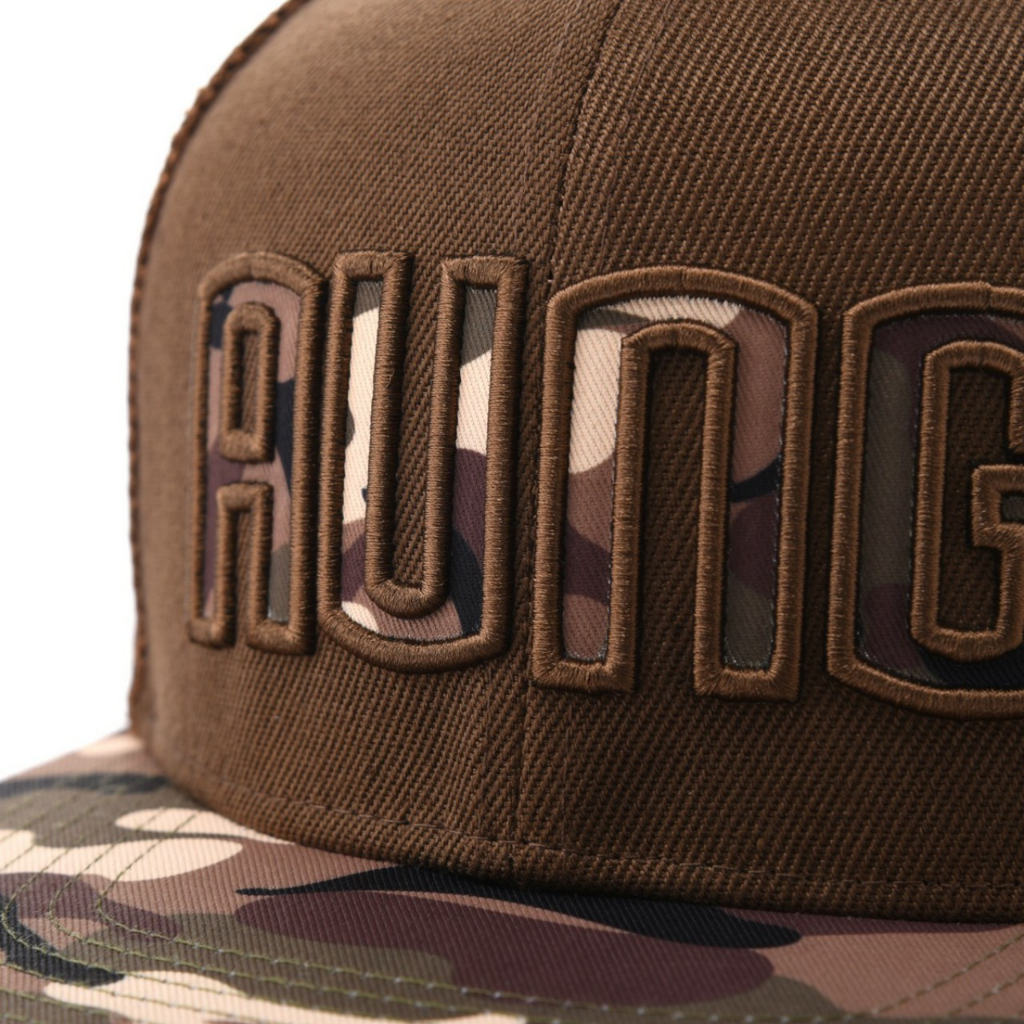 Mũ snapback chính hãng RECKLESS CAPMAN phong cách hiphop vải da lộn trơn màu đen AUNG