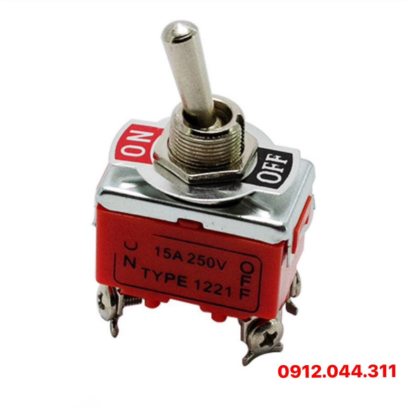 Công tắc gạt on off 2 chân, 4 chân , 6 chân - TBD90