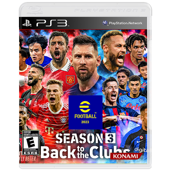 Efootball 2023 - PES 2023 DATAPACK 3 - Đĩa game PS3 