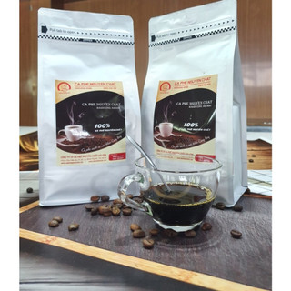 MS21: 500gr Cà phê ROBUSTA  rang mộc pha phin/pha máy
