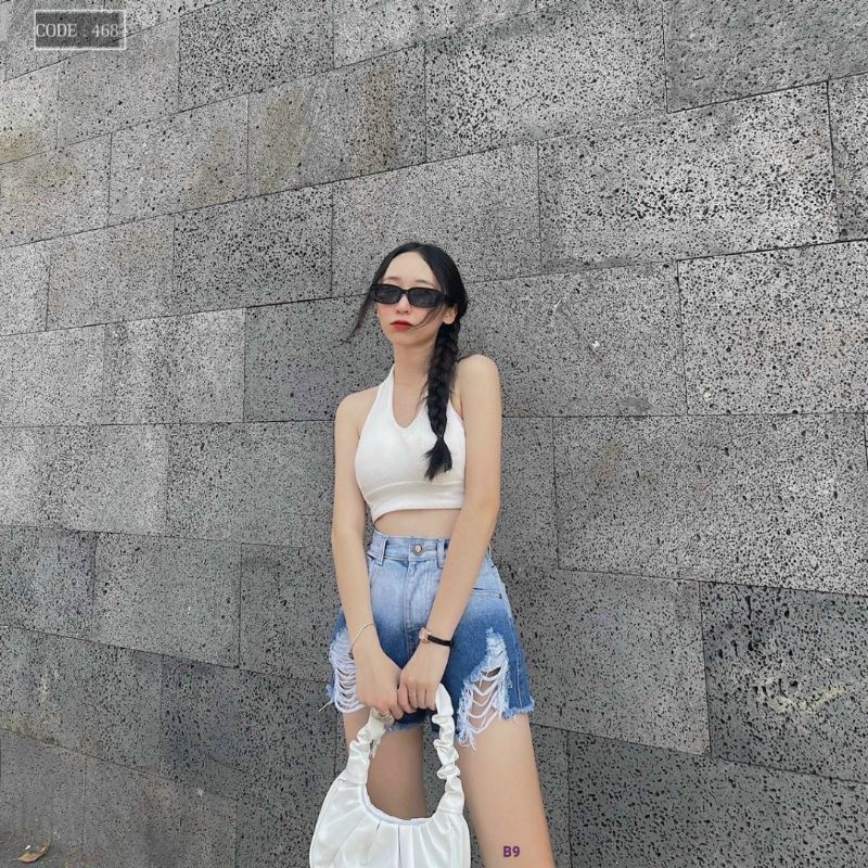 QUẦN JEAN SỌT LƯNG CAO VAS 2 MÀU RÁCH Y HÌNH ( KO KÈM PHỤ KIỆN) HÀNG ĐẸP VNXK KO GIÃN 195đs SIZE : SML
