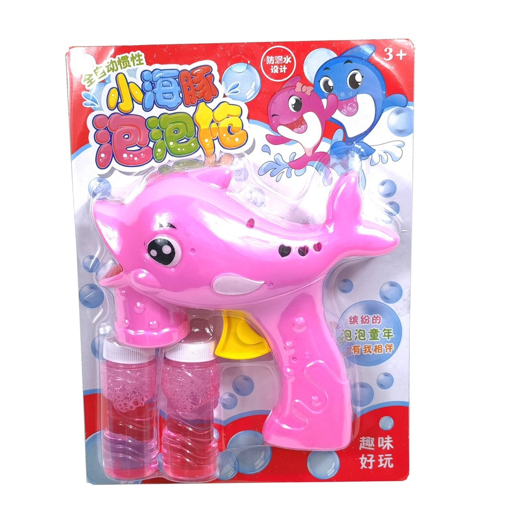 Đồ chơi bong bóng xà phòng hình cá heo - Súng bắn bong bóng xà phòng hình cá heo ch