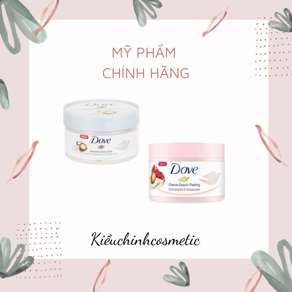 Tẩy da chết body Dove Đức