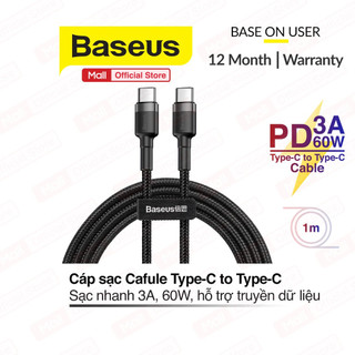 Cáp sạc nhanh Type C to Type C 100W Baseus Fast Charging Data Cable