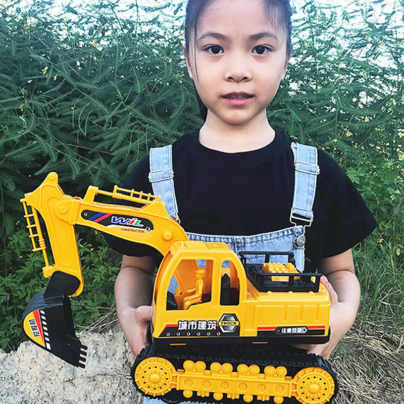 Máy xúc điều khiển từ xa giúp bé phát triển trí tuệ, đồ chơi máy xúc điều khiển từ xa cho bé