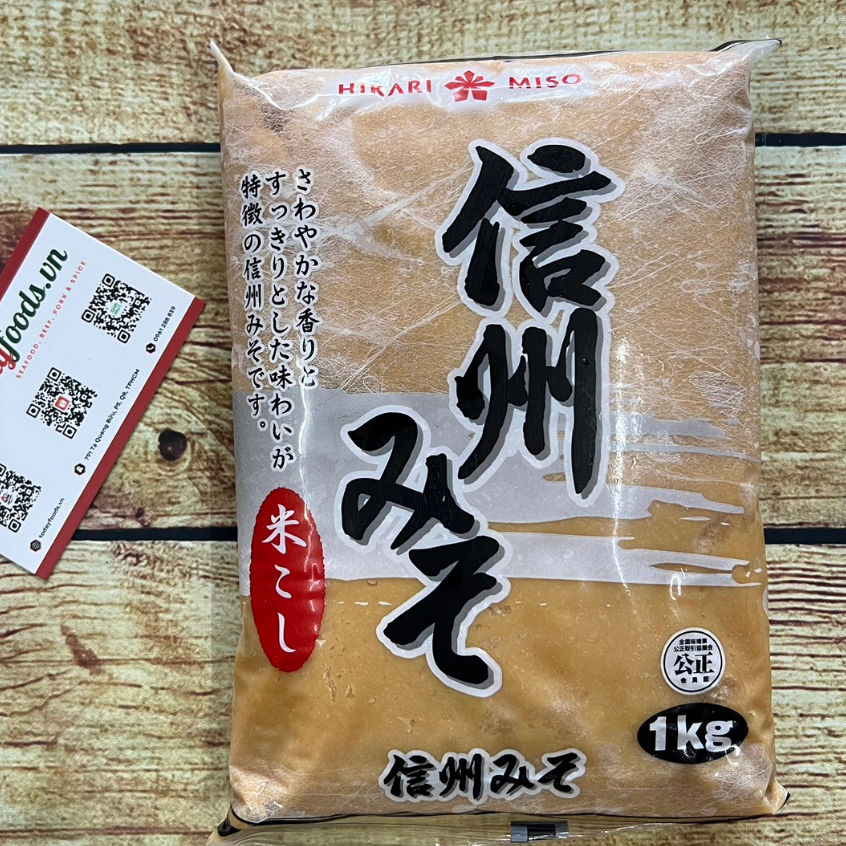 Đậu Tương lên men Miso Shinshu {Hikari} Nhật Bản nấu súp gói 1KG