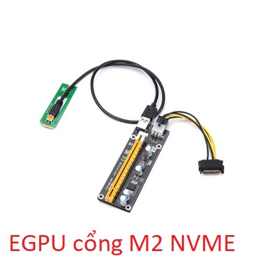 Mạch lắp VGA vào laptop (eGPU) cổng M2 NVME