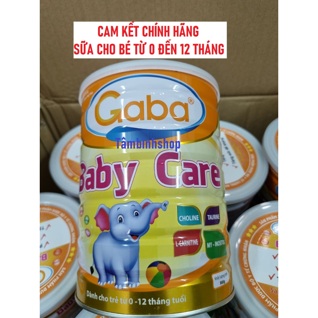 Gaba Baby Care cho bé từ 0 đến 12 tháng tuổi phát triển chiều cao, trí não, cân nặng.