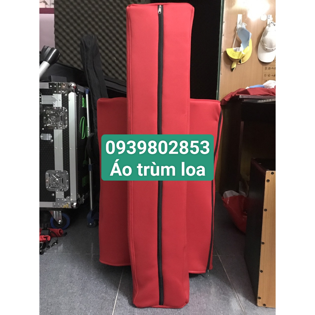 ÁO TRÙM LOA KẸO KÉO THEO KÍCH THƯỚC LOA