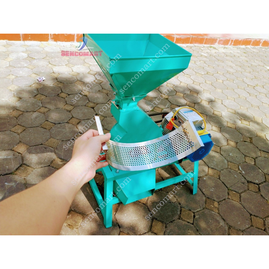 Khung máy nghiền tre đa năng xay ngô,thóc thành bột mịn không mô tơ