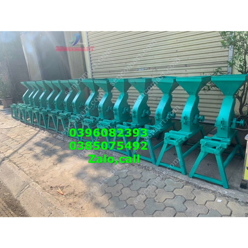 Khung máy nghiền tre đa năng xay ngô,thóc thành bột mịn không mô tơ