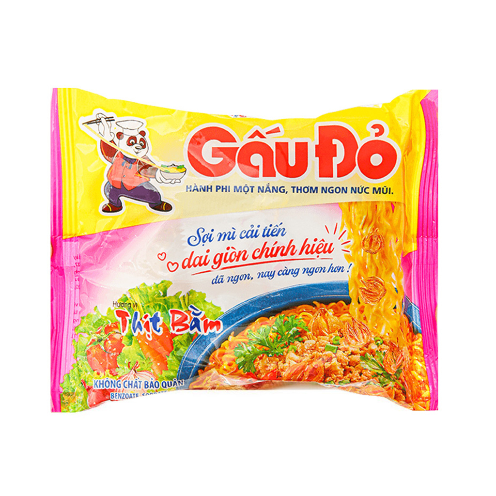 MÌ GẤU ĐỎ 63G.