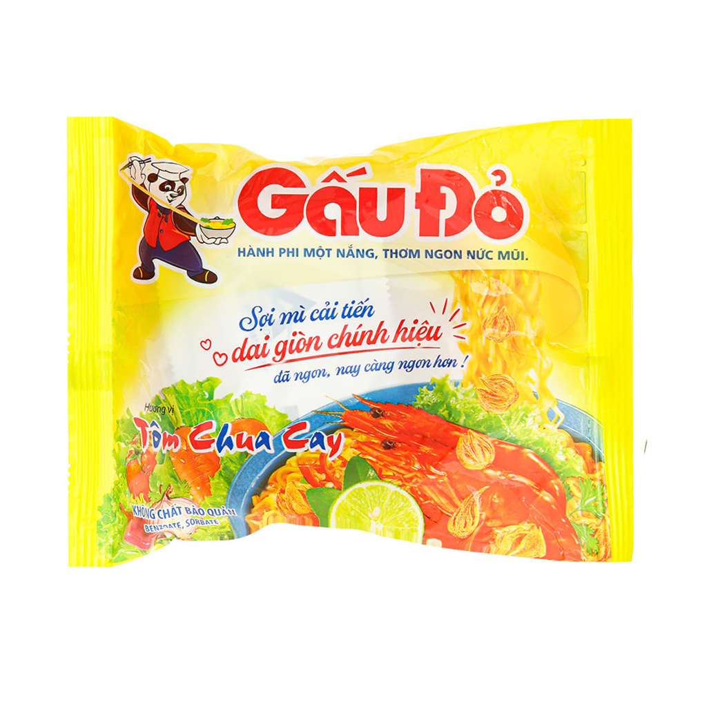 MÌ GẤU ĐỎ 63G.