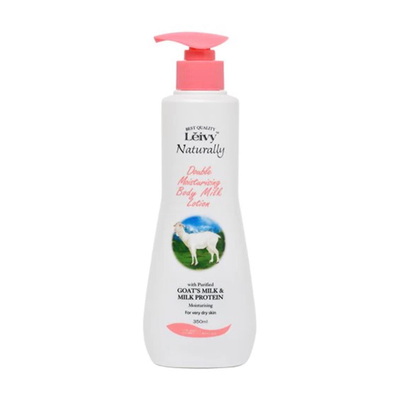 Sữa dưỡng thể tinh chất sữa dê LEIVY BODY MILK LOTION GM350ML hàng nội địa Nhật