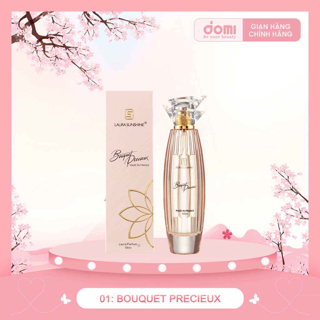 Nước hoa Pháp dành cho Nữ Bouqet Precieux Laura Paris No1 100ml - Laura Sunshine Nhật Kim Anh
