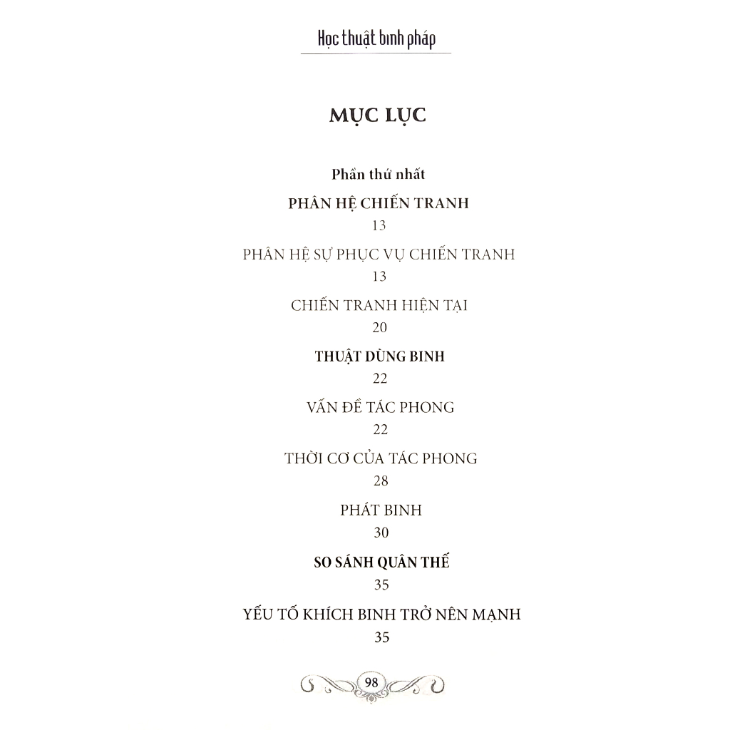Sách Học Thuật Binh Pháp
