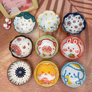 Siêu sale - bát đĩa sứ decor chén dĩa sứ dễ thương cute cao cấp bát chấm, bát ăn dặm hình con vật cute xinh yêu.