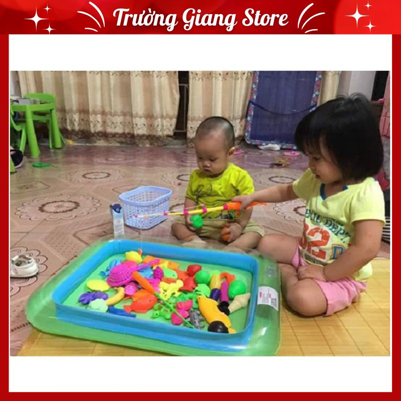 Bộ Đồ Chơi Câu Cá Kèm Bể Phao Cho Bé
