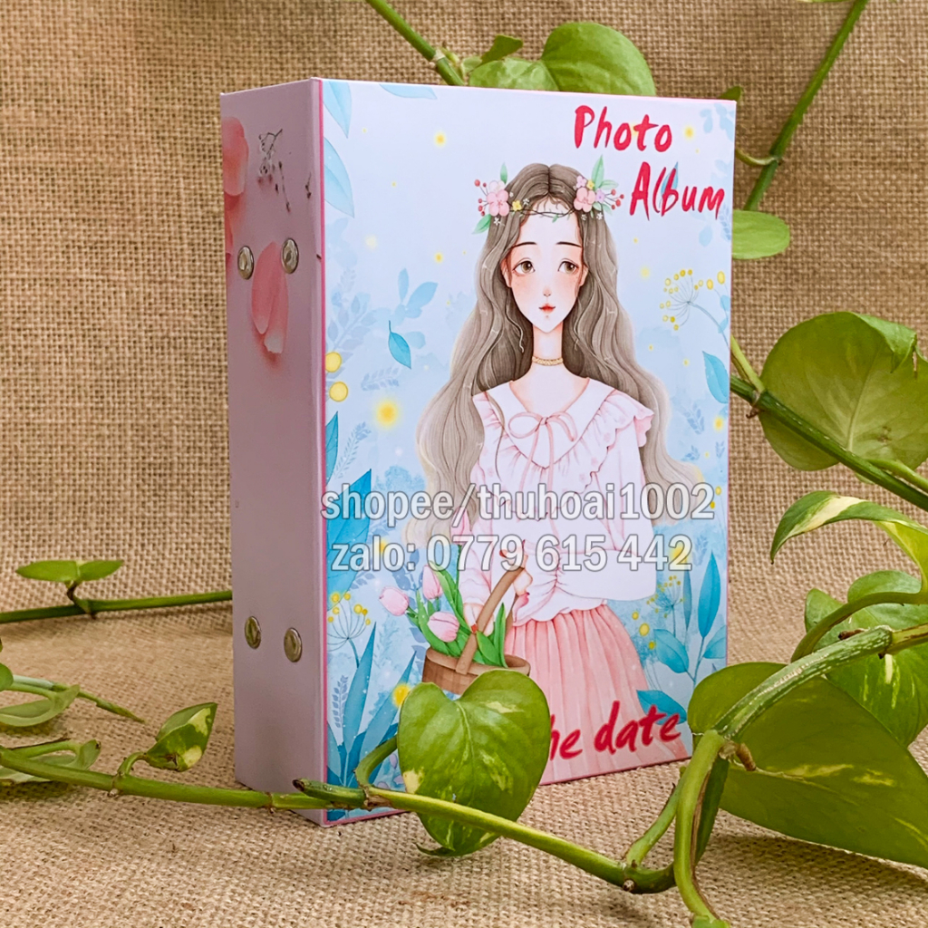 Album đựng 300 ảnh 6x9 bìa giấy cứng