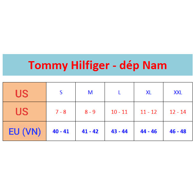 Chính hãng Mỹ - Dép nam quai ngang Tommy Hilfiger 8/41 - 9/42