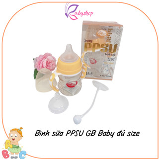 Bình sữa PPSU GB BaBy đủ size