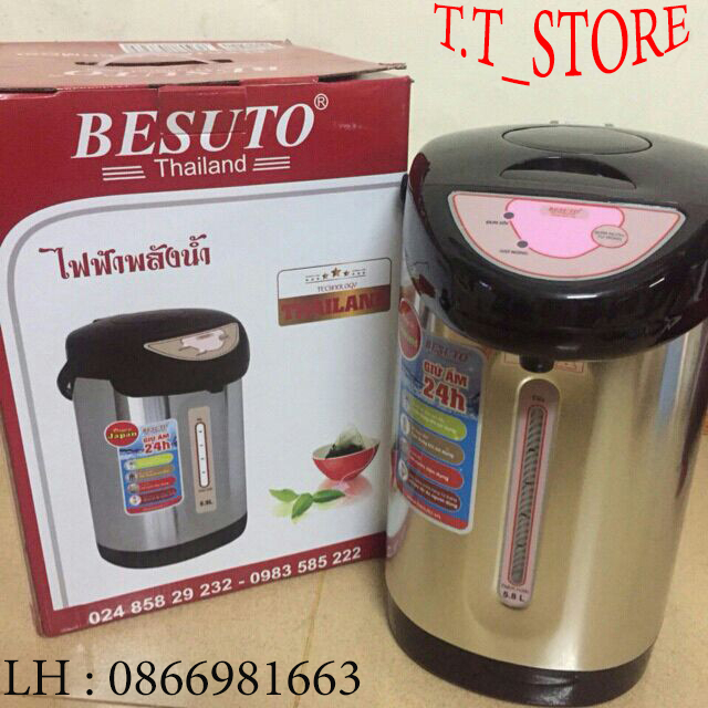 Bình Thủy Điện Phích Điện BESUTO BST-229 Dung Tích 4.8L Đun sôi nhanh - Hàng Chính Hãng- Bảo Hành 12 Tháng