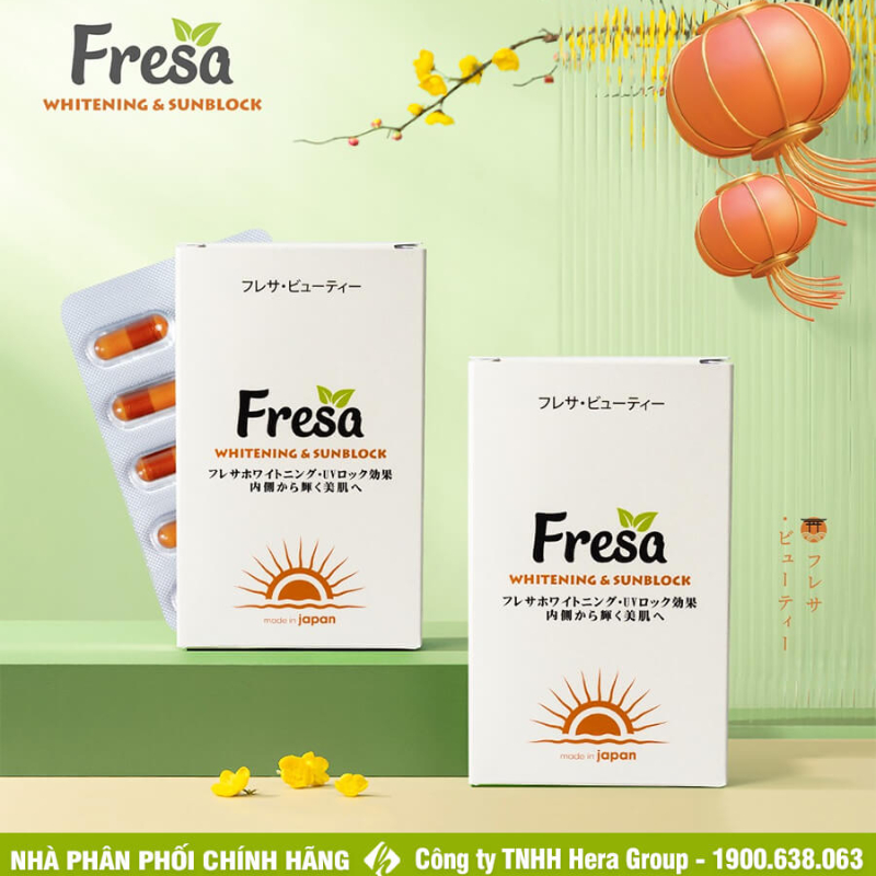 Viên uống Fresa dưỡng da chống nắng nội sinh