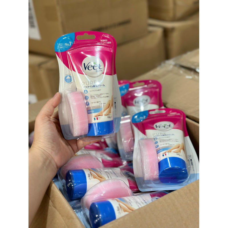 Kem tẩy lông Veet Pure Nhật Bản 150g
