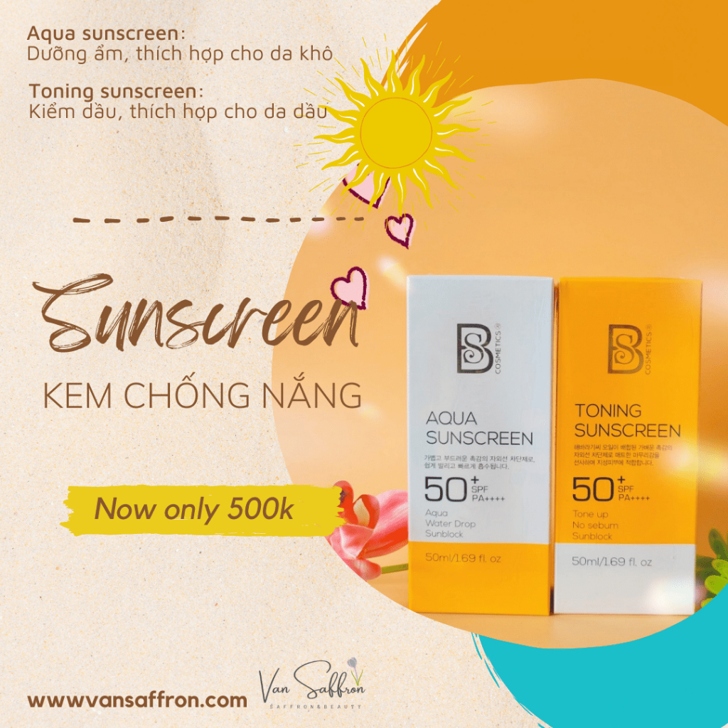 KEM CHỐNG NẮNG BS COSMETICS SPF50+ PA++++ 50ml [CHÍNH HÃNG]
