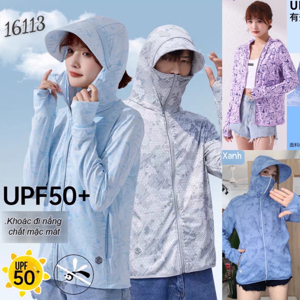 Áo chống nắng Khoác BIG SIZE chống tia UV UPF 16113