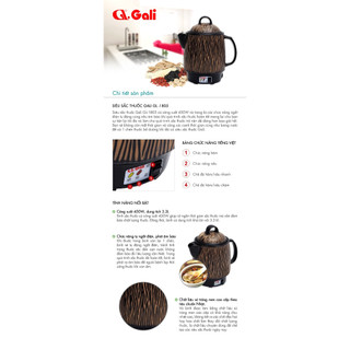 Ấm sắc thuốc GaLi GL-1805
