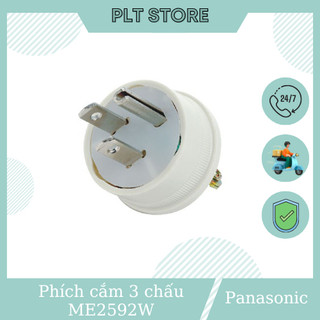 Phích cắm 3 chấu 125v-15a panasonic me2592w
