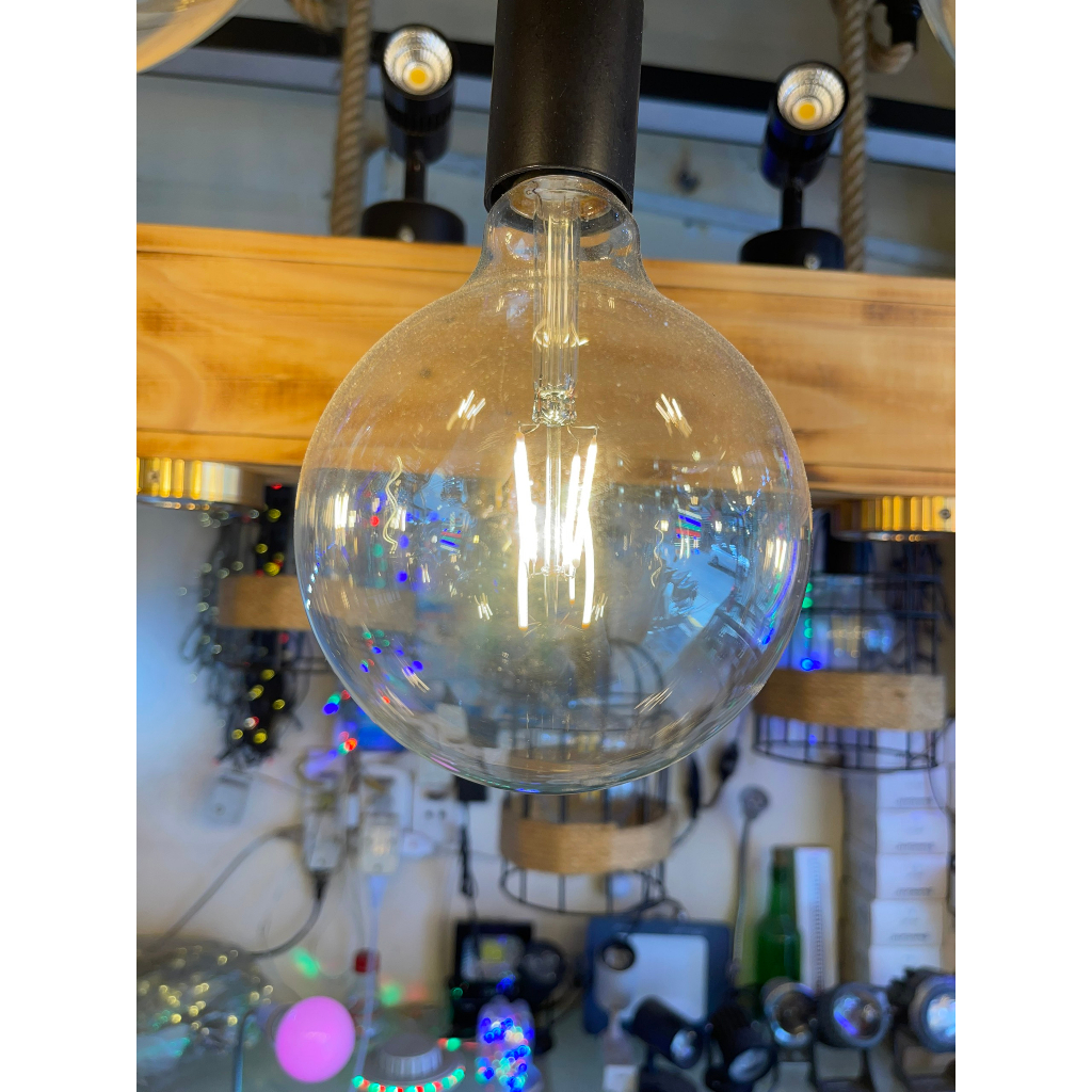 Bóng đèn led trang trí Edison siêu tiết kiệm điện dùng được ngoài trời đuôi E27, bóng led Edison giả sợi đốt G45- A60...