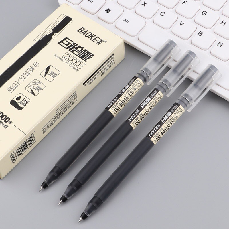 Bút mực 0.5mm Baoke PC3808 mực Đen / Xanh