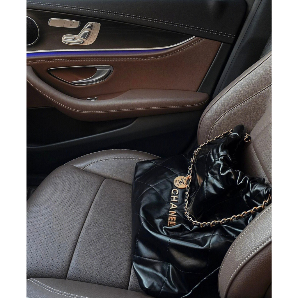 Túi chan hobo s22 sp fullbox nam châm nguyên seal,bill,thẻ hoá đơn & hoa trà size 30cm kèm ảnh thật tự chụp