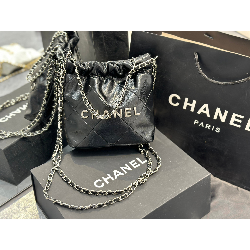 Túi Chan hobo bag mini new size18cm fullbox nam châm túi vải như ảnh kèm ảnh thật tự chụp