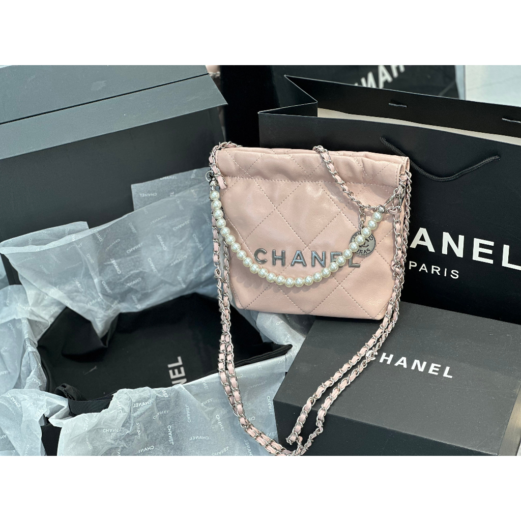 Túi Chan hobo bag mini new size18cm fullbox nam châm túi vải như ảnh kèm ảnh thật tự chụp