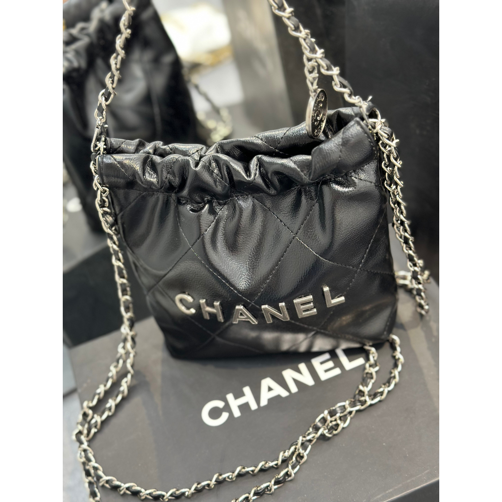 Túi Chan hobo bag mini new size18cm fullbox nam châm túi vải như ảnh kèm ảnh thật tự chụp