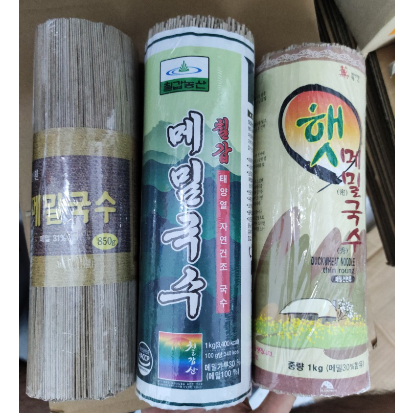 Mì kiều mạch, mì soba hàn quốc làm mì lạnh, mì trộn - 메밀국수
