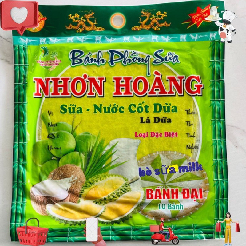 Bánh tráng sữa sầu riêng đại Nhơn Hoàng