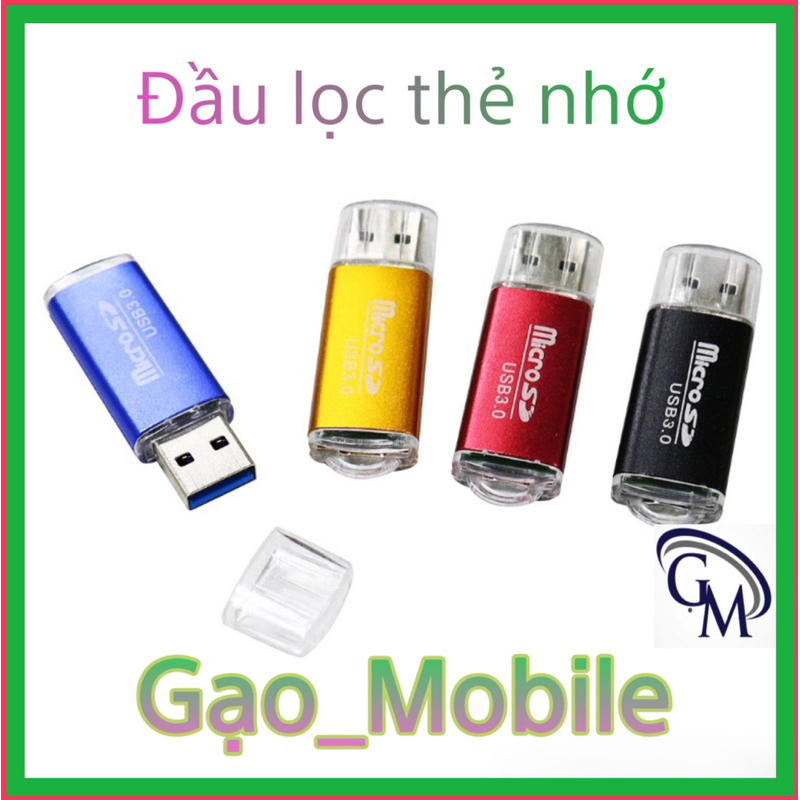 Đầu Lọc thẻ nhớ Điện Thoại, thẻ nhớ SD nhựa