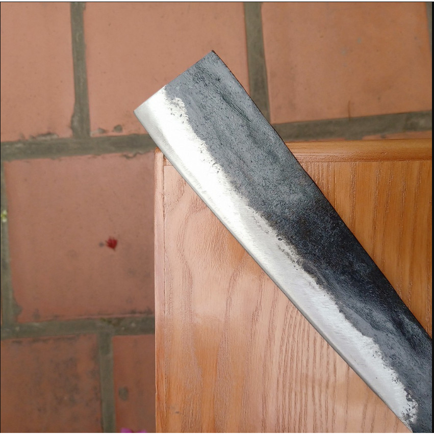 Dao Chặt Tông Cán Sắt Chặt Cây Chặt Xương Rèn Từ Thép Nhíp Siêu Bền - Dụng cụ nhà bếp