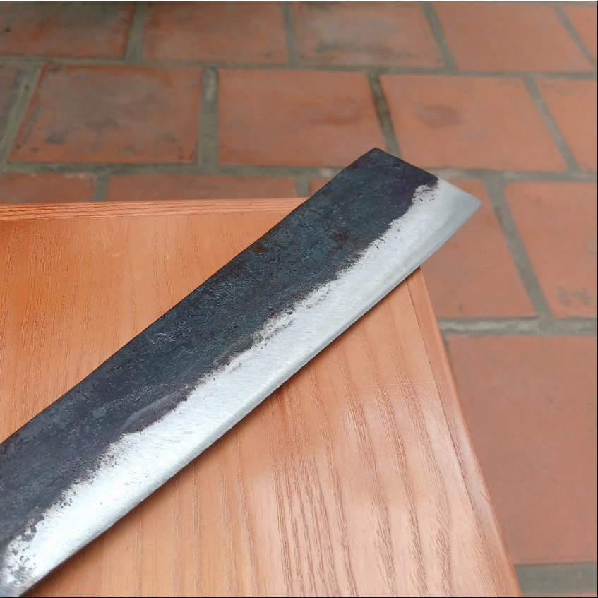 Dao Chặt Tông Cán Sắt Chặt Cây Chặt Xương Rèn Từ Thép Nhíp Siêu Bền - Dụng cụ nhà bếp