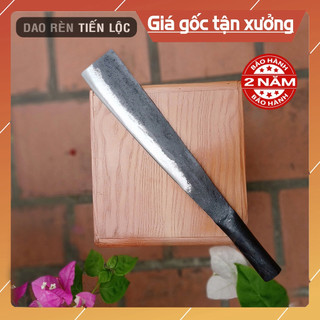 Dao chặt xương cán sắt chặt cây chặt xương rèn từ thép nhíp siêu bền - dụng cụ nhà bếp